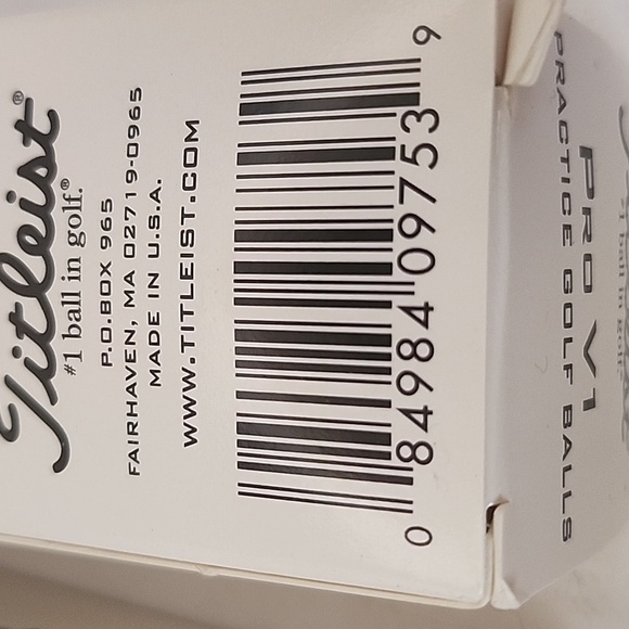 Vintage Titleist Pro V1 Practice Golf Balls  NWT - Picture 5 of 7